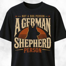 Not A Dog Person German Shepherd T Shirt Gift For Dog Lover