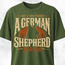Not A Dog Person German Shepherd T Shirt Gift For Dog Lover