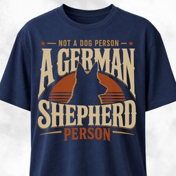 Not A Dog Person German Shepherd T Shirt Gift For Dog Lover