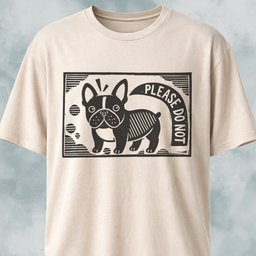 Please Do Not Frenchie T Shirt Gift For Dog Lover