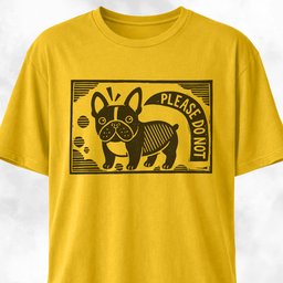 Please Do Not Frenchie T Shirt Gift For Dog Lover