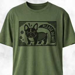 Please Do Not Frenchie T Shirt Gift For Dog Lover