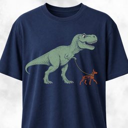 T Rex Walking A Doberman T Shirt Gift For Dinosaur Lover