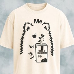 Tears Of My Enemies Pomeranian T Shirt Gift For Dog Lover