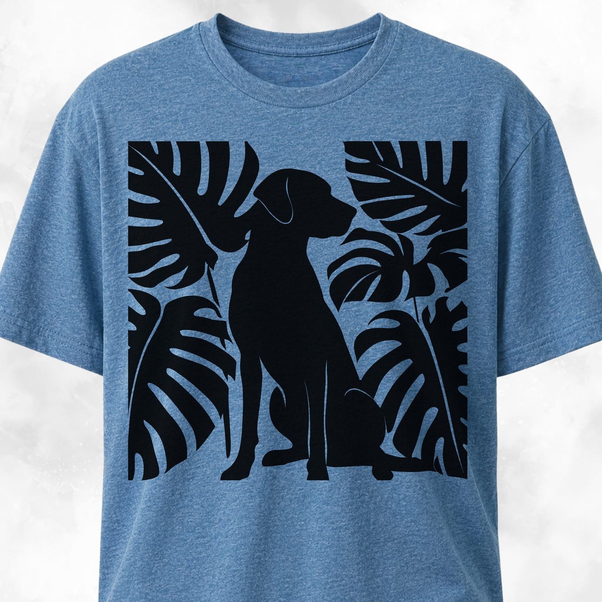 Monstera Labrador T Shirt Gift For Dog Lover