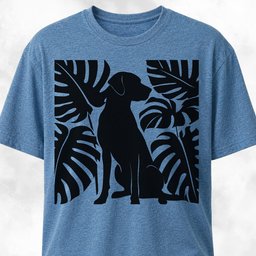Monstera Labrador T Shirt Gift For Dog Lover