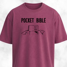 Pocket Bible T Shirt Gift For Dog Lover