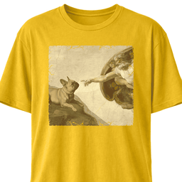 The Creation Of Adam Frenchie Edition T Shirt Gift For Dog Lover