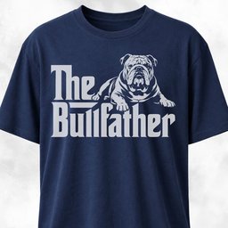 The Bullfather Bulldog T Shirt Gift For Dog Lover