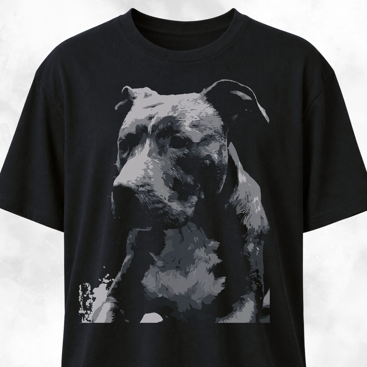 Pitbull Art T Shirt Gift For Dog Lover