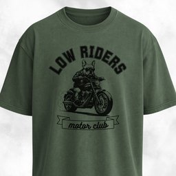 Low Riders Motor Club French Bulldog T Shirt Gift For Dog Lover