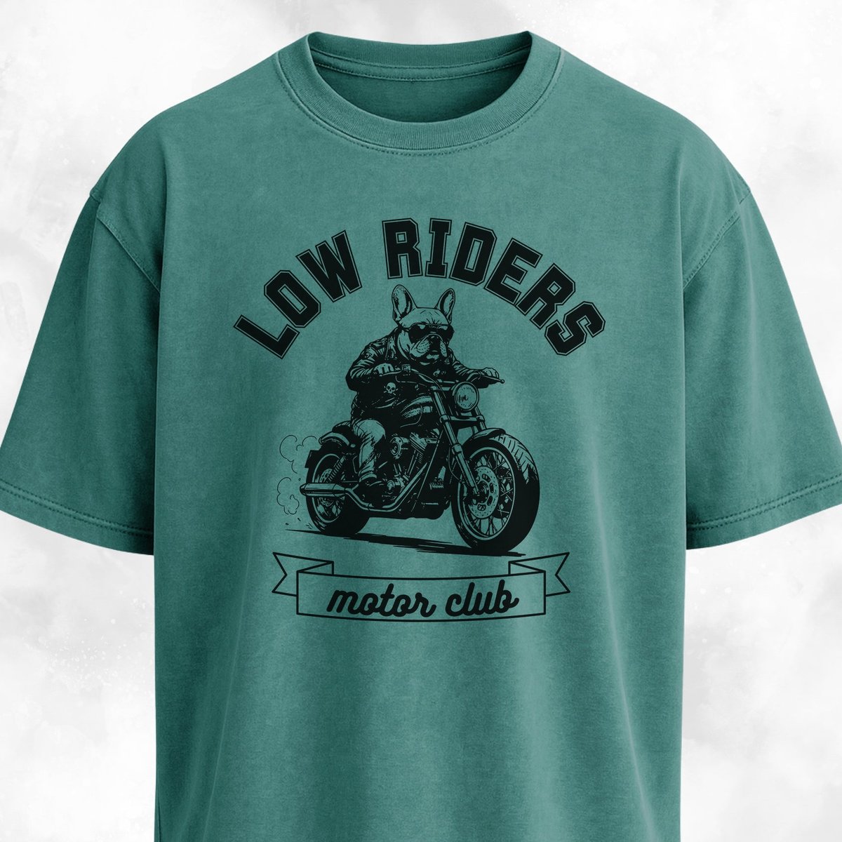 Low Riders Motor Club French Bulldog T Shirt Gift For Dog Lover
