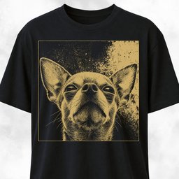 Modern Chihuahua T Shirt Gift For Dog Lover