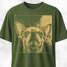 Modern Chihuahua T Shirt Gift For Dog Lover