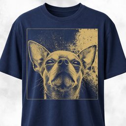 Modern Chihuahua T Shirt Gift For Dog Lover