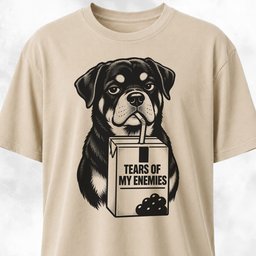 Tears Of My Enemies Rottweiler T Shirt Gift For Dog Lover