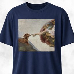 The Creation Of Adam Dachshund Edition T Shirt Gift For Dog Lover