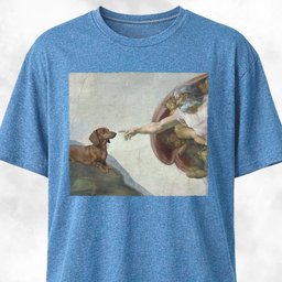 The Creation Of Adam Dachshund Edition T Shirt Gift For Dog Lover