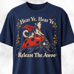 Husky Riding A Ladybird T Shirt Gift For Dog Lover