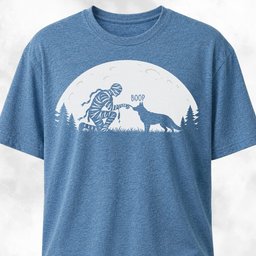 Mummy Booping German Shepherd T Shirt Gift For Dog Lover