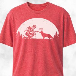 Mummy Booping German Shepherd T Shirt Gift For Dog Lover