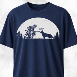 Mummy Booping German Shepherd T Shirt Gift For Dog Lover