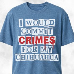 I Would Commit Crimes For My Chihuahua T Shirt Gift For Dog Lover
