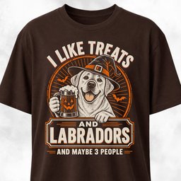 I Like Treats And Labradors T Shirt Gift For Dog Lover