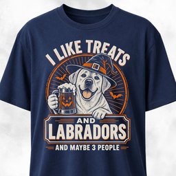 I Like Treats And Labradors T Shirt Gift For Dog Lover