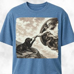 The Creation Of Adam Labrador Edition T Shirt Gift For Dog Lover