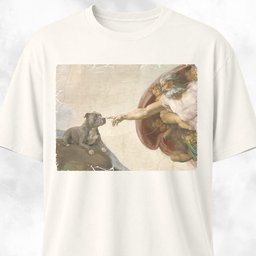 The Creation Of Pitbull T Shirt Gift For Dog Lover