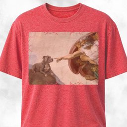 The Creation Of Pitbull T Shirt Gift For Dog Lover