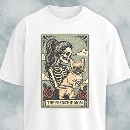 The Frenchie Mom Tarot Card T Shirt Gift For Mom