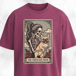 The Frenchie Mom Tarot Card T Shirt Gift For Mom