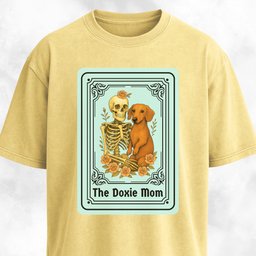 The Doxie Mom Pastel Tarot Card T Shirt Gift For Mom