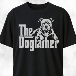 The Dogfather Pitbull T-Shirt