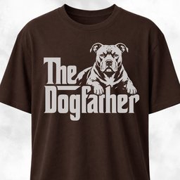 The Dogfather Pitbull T-Shirt