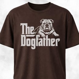 The Dogfather English Bulldog T-Shirt