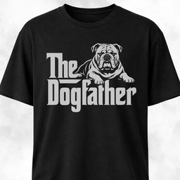 The Dogfather English Bulldog T-Shirt
