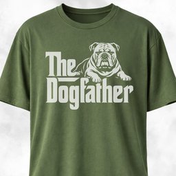 The Dogfather English Bulldog T-Shirt