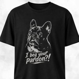I Beg Your Pardon Frenchie T Shirt Gift For Dog Lover