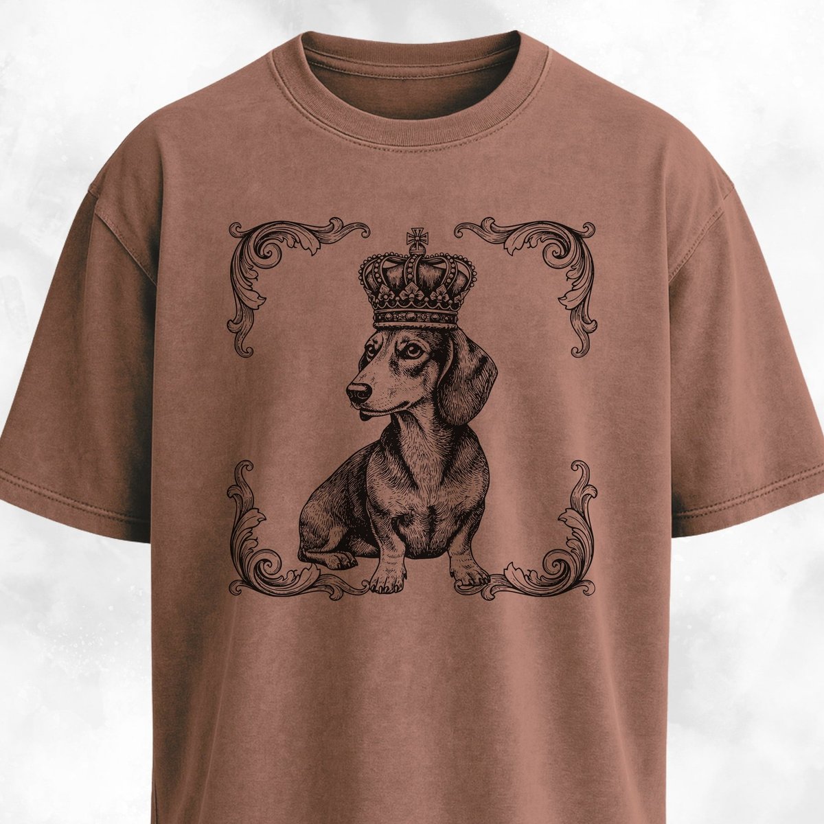 The Royal Doxie T Shirt Gift For Dog Lover