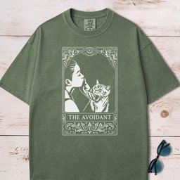 The Avoidant Cat Tarot Card T Shirt Gift For Cat Lover