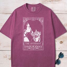 The Avoidant Cat Tarot Card T Shirt Gift For Cat Lover