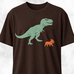 T Rex Walking A Frenchie T Shirt Gift For Dinosaur Lover