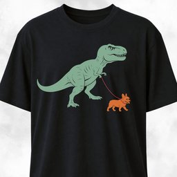 T Rex Walking A Frenchie T Shirt Gift For Dinosaur Lover
