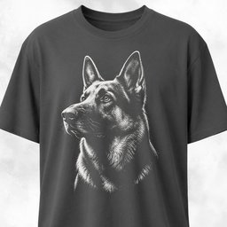 Nostalgic German Shepherd T Shirt Gift For Dog Lover