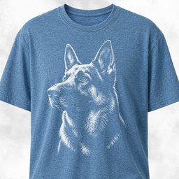 Nostalgic German Shepherd T Shirt Gift For Dog Lover