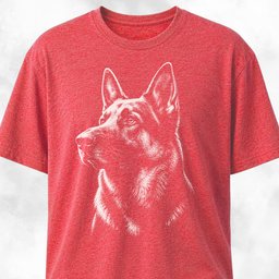 Nostalgic German Shepherd T Shirt Gift For Dog Lover