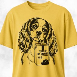Tears Of My Enemies Cavalier King Charles Spaniel T Shirt Gift For Dog Lover